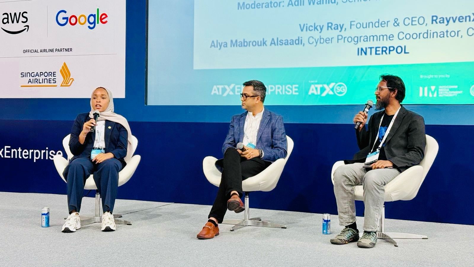 Panel discussion with RayvenX, INTERPOL, and APNIC at Asia Tech Summit